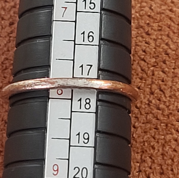 Delicate Sterling Silver Leaf Band Ring 925 - Picture 10 of 12